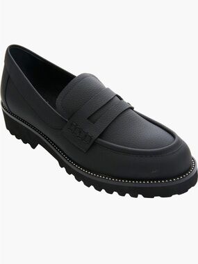 VANELi Zayna Water Resistant Penny Loafer (Women) in Black Size 6 NIB